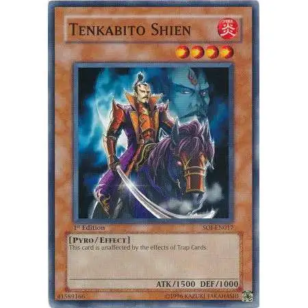 YuGiOh GX Trading Card Game Shadow of Infinity Common Tenkabito Shien SOI-EN017