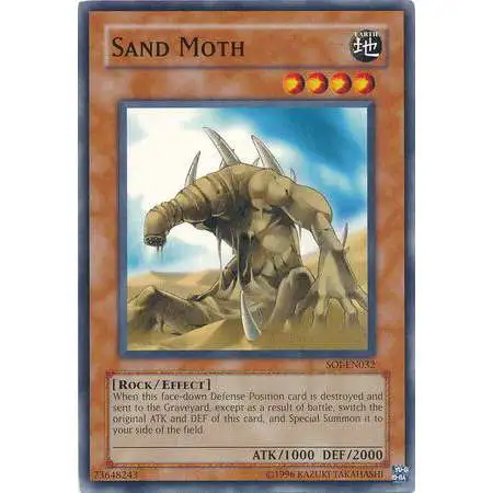YuGiOh GX Trading Card Game Shadow of Infinity Common Sand Moth SOI-EN032