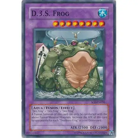 YuGiOh GX Trading Card Game Shadow of Infinity Common D.3.S. Frog SOI-EN036
