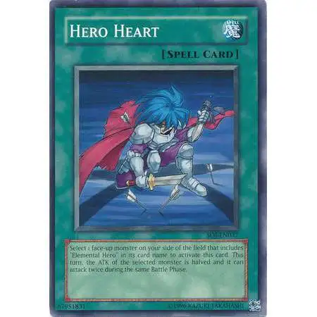 YuGiOh GX Trading Card Game Shadow of Infinity Common Hero Heart SOI-EN037