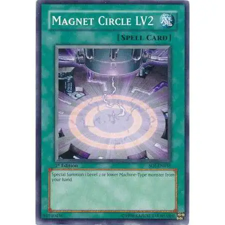 YuGiOh GX Trading Card Game Shadow of Infinity Common Magnet Circle LV2 SOI-EN038