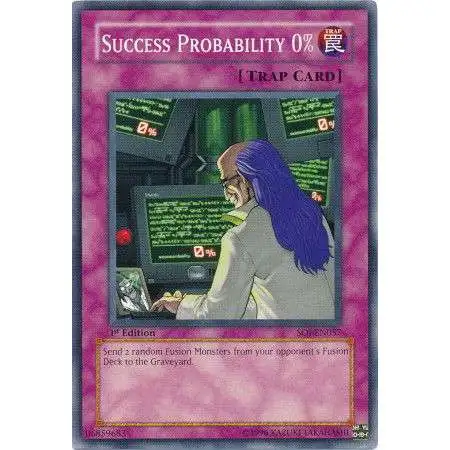 YuGiOh GX Trading Card Game Shadow of Infinity Common Success Probability 0% SOI-EN057