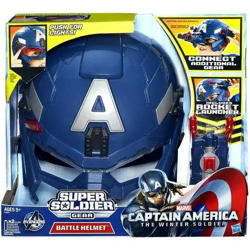 Captain America The Winter Soldier Super Soldier Gear Battle Helmet 7-Inch