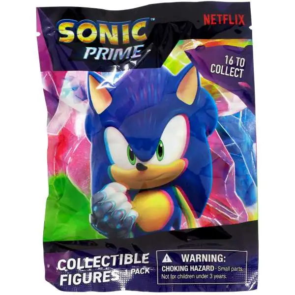 Sonic The Hedgehog Prime Collectible Figures Series 1 2.5-Inch Mystery Pack [1 RANDOM Figure, Foilbag]