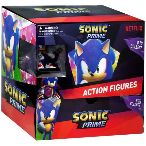 Sonic The Hedgehog Prime Collectible Figures Series 1 2.5 Mystery Box 24  Packs, Foilbag PMI - ToyWiz