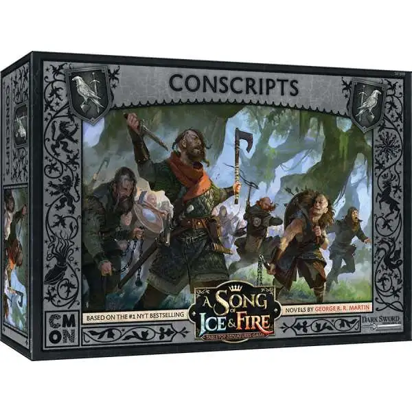 A Song of Ice & Fire Night's Watch Conscripts Unit Box Tabletop Miniatures Game