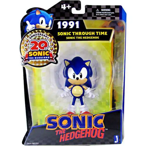 Sonic The Hedgehog 20th Anniversary Sonic Through Time Sonic Action Figure [1991]
