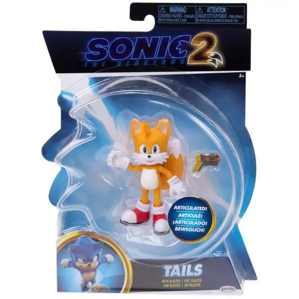Sonic The Hedgehog 2 Movie Tails Action Figure [with Blaster]