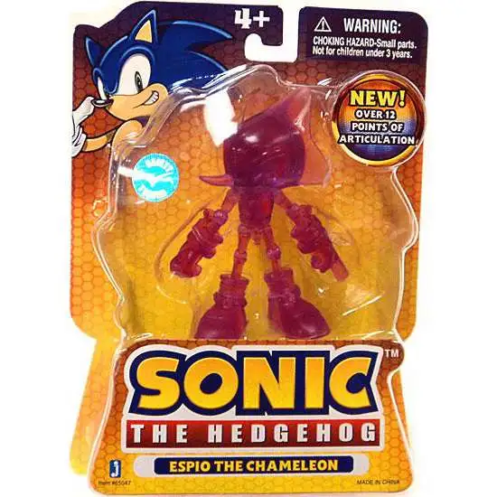 Sonic The Hedgehog Espio The Chameleon Action Figure [Translucent]