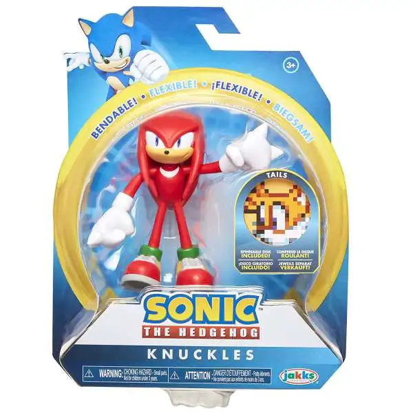 Sonic The Hedgehog 2020 Series 1 Knuckles Action Figure [Damaged Package]
