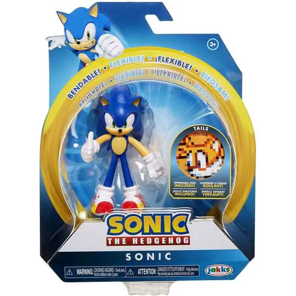 Sonic The Hedgehog - Modern Sonic with Star Spring - 4 Inch Action Figure 