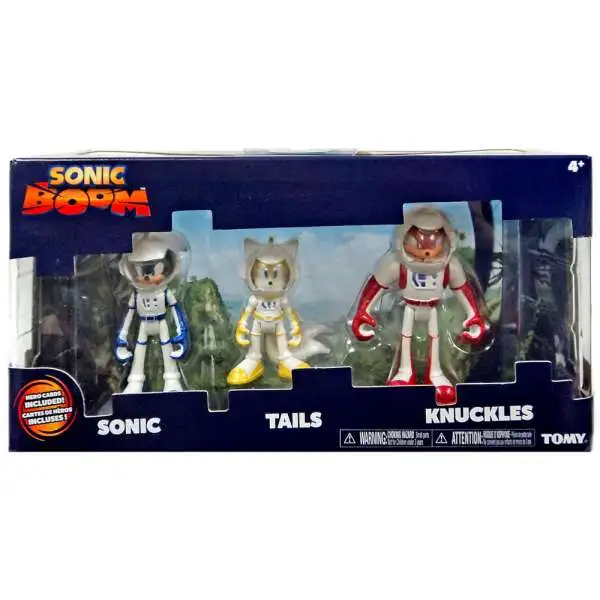 Sonic The Hedgehog Sonic Boom Sonic, Tails & Knuckles Action Figure 3-Pack [Spacesuits]