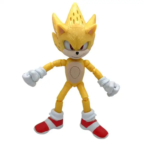 Sonic The Hedgehog 3 Light Up Super Sonic Exclusive Action Figure [Loose]