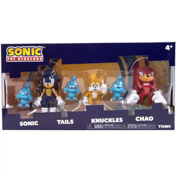 Sonic The Hedgehog Sonic, Knuckles Tails 3 Action Figure 3-Pack