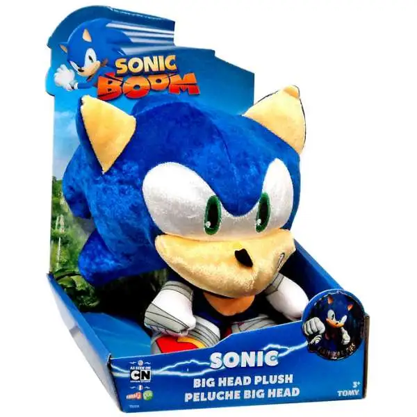 Sonic The Hedgehog Sonic Boom Sonic 8-Inch Big Head Plush [Metallic]