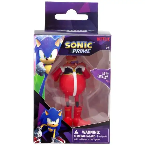 Sonic The Hedgehog Prime Single Packs Dr. Eggman 2.5-Inch Mini Figure