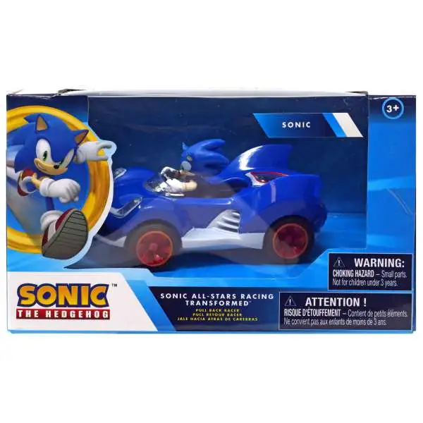 Sonic The Hedgehog All Stars Racing Transformed Pullback Racers Sonic Vehicle
