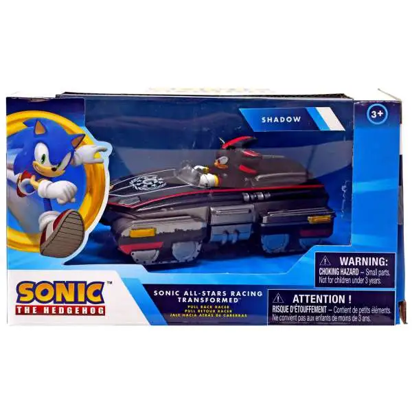 Sonic The Hedgehog All Stars Racing Transformed Pullback Racers Shadow Vehicle