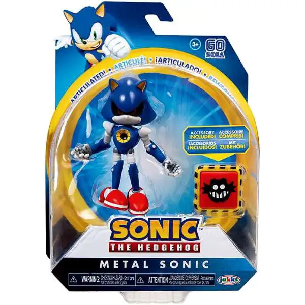 Sonic The Hedgehog Basic Wave 2 Metal Sonic Action Figure [Trap Spring, Damaged Package]