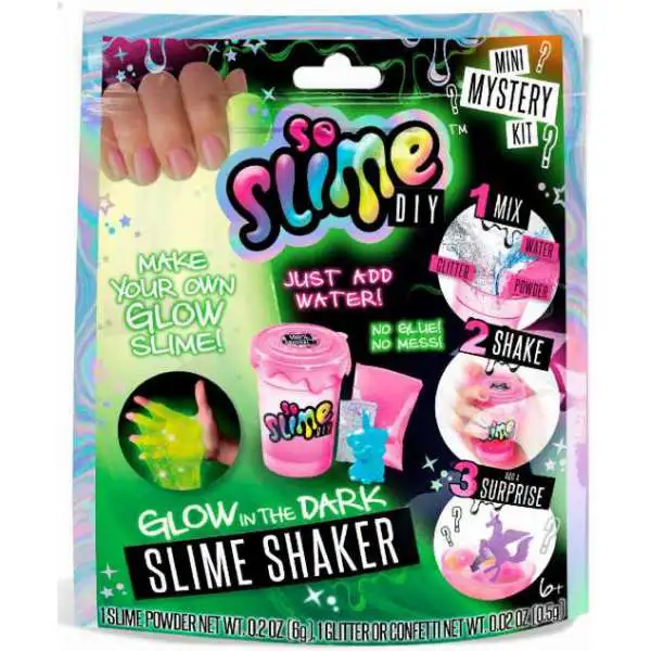So Slime DIY Slime Shaker Glow In The Dark Mini Mystery Kit Pack