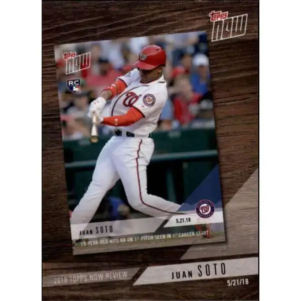 MLB 2019 Topps Now Juan Soto TN-5 [Rookie]