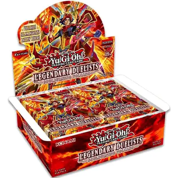 YuGiOh Soulburning Volcano Booster Box [36 Packs, 25th Anniversary]