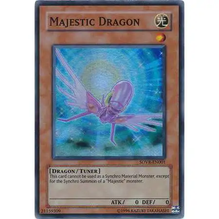 YuGiOh Stardust Overdrive Super Rare Majestic Dragon SOVR-EN001