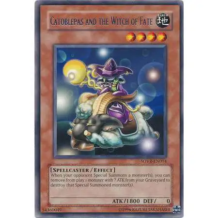 YuGiOh Stardust Overdrive Rare Catoblepas and the Witch of Fate SOVR-EN014