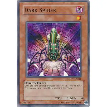 YuGiOh Stardust Overdrive Common Dark Spider SOVR-EN015