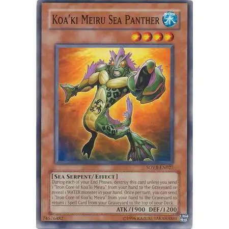 YuGiOh Stardust Overdrive Common Koa'ki Meiru Sea Panther SOVR-EN027
