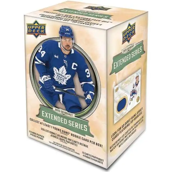 NHL 2025-26 Hockey Extended Series Trading Card BLASTER Box [4 Packs]
