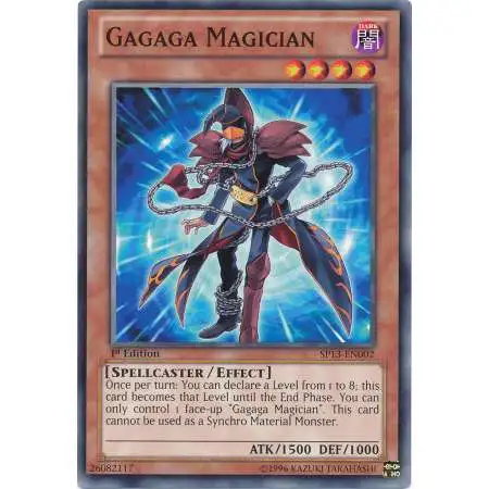 YuGiOh Star Pack 2013 Starfoil Rare Gagaga Magician SP13-EN002