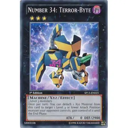 YuGiOh Star Pack 2013 Common Number 34: Terror-Byte SP13-EN025