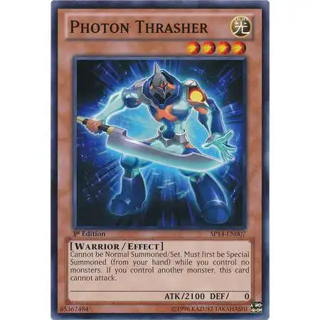 YuGiOh Trading Card Game Star Pack 2014 Starfoil Rare Photon Thrasher SP14-EN007