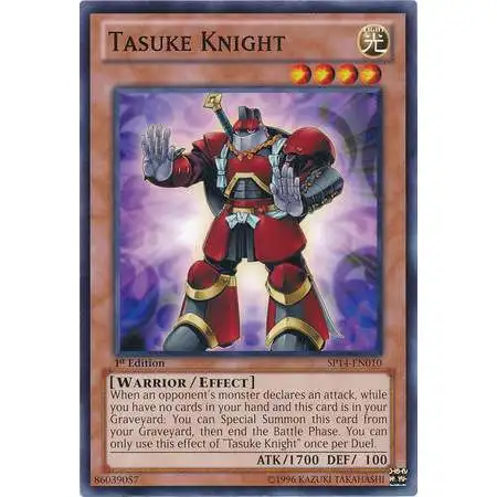 YuGiOh Trading Card Game Star Pack 2014 Common Tasuke Knight SP14-EN010