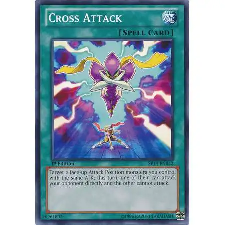 YuGiOh Trading Card Game Star Pack 2014 Common Cross Attack SP14-EN032