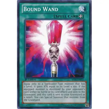 YuGiOh Trading Card Game Star Pack 2014 Common Bound Wand SP14-EN035