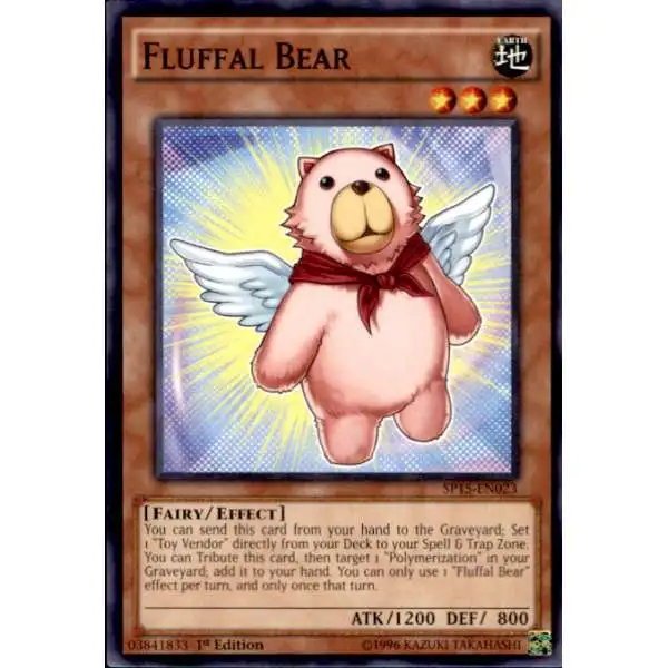 YuGiOh 2015 Star Pack ARC-V Common Fluffal Bear SP15-EN023