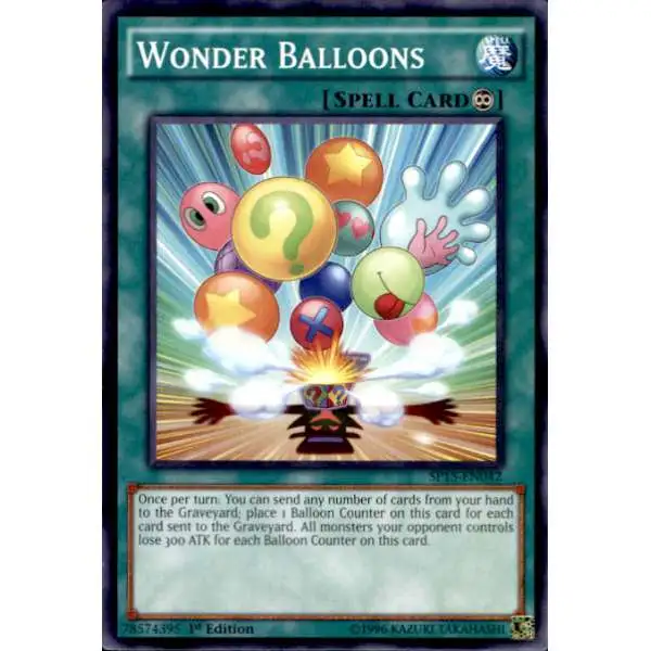 YuGiOh 2015 Star Pack ARC-V Shatterfoil Rare Wonder Balloons SP15-EN042
