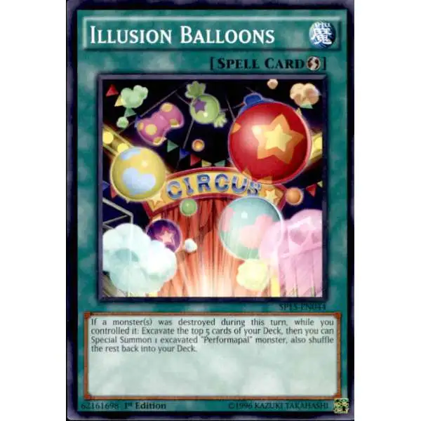 YuGiOh 2015 Star Pack ARC-V Shatterfoil Rare Illusion Balloons SP15-EN044