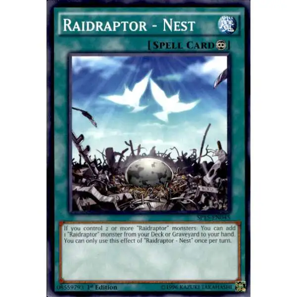 YuGiOh 2015 Star Pack ARC-V Common Raidraptor - Nest SP15-EN045