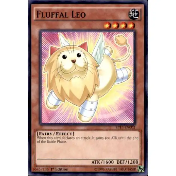 YuGiOh Star Pack Battle Royal Starfoil Rare Fluffal Leo SP17-EN002