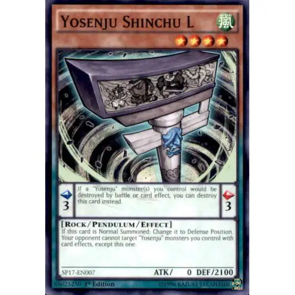 YuGiOh Star Pack Battle Royal Starfoil Yosenju Shinchu L SP17-EN007