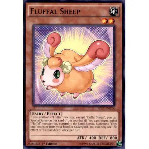 YuGiOh Star Pack Battle Royal Common Fluffal Sheep SP17-EN014