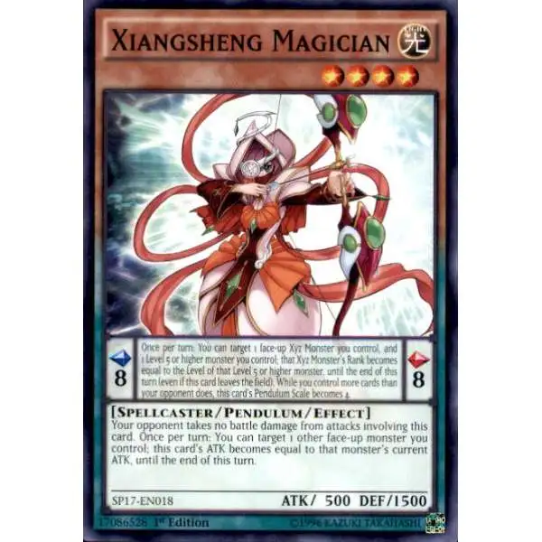 YuGiOh Star Pack Battle Royal Starfoil Rare Xiangsheng Magician SP17-EN018