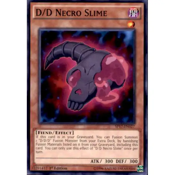 YuGiOh Star Pack Battle Royal Starfoil Rare D/D Necro Slime SP17-EN027