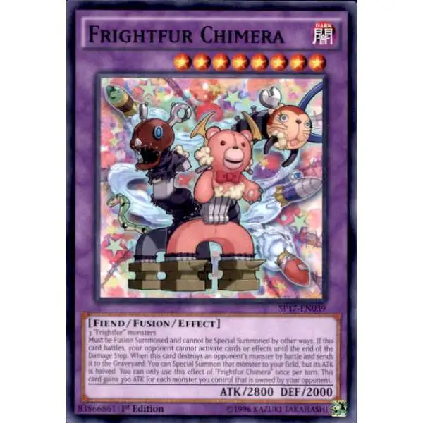 Rare Mint Frightfur Chimera Near Mint Condition YUGIOH Card CROS-EN043 