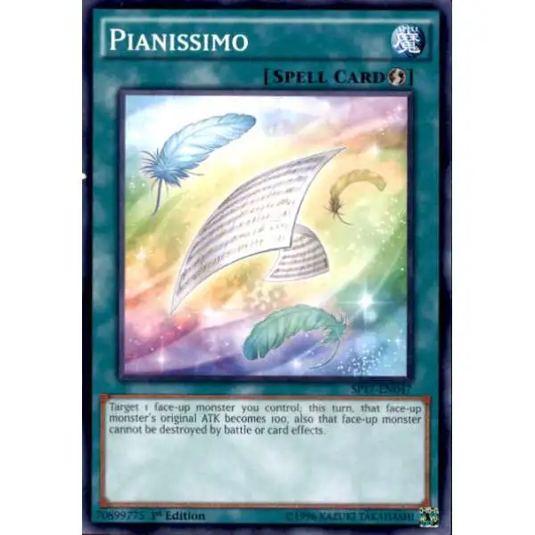 YuGiOh Star Pack Battle Royal Starfoil Rare Pianissimo SP17-EN047