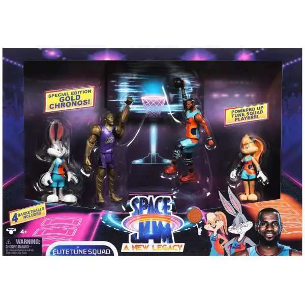 Space Jam: A New Legacy Elite Tune Squad Exclusive Action Figure 4-Pack