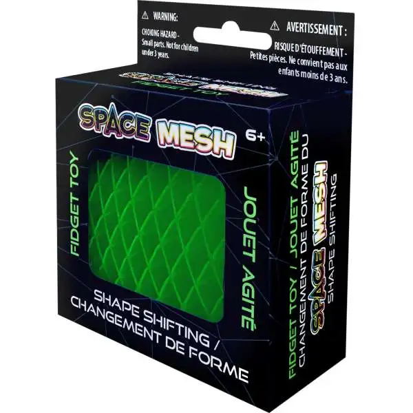 Space Mesh Standard Size GREEN Fidget Toy [Shape Shifting!]